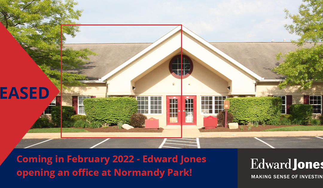 Edward Jones coming to Normandy Park in 2022!