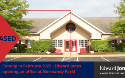 Edward Jones coming to Normandy Park in 2022!